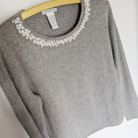 Vintage look | angora pearl sweater 🐑 - Picture 2 of 4